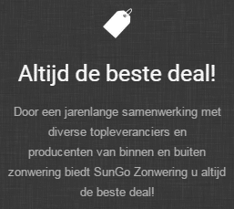 sungo-zonwering - horren